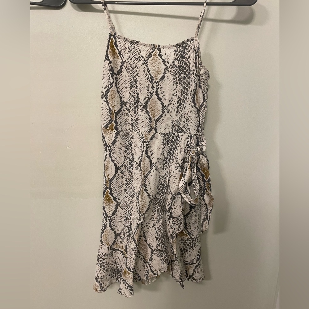 Express Snakeskin Mini Dress